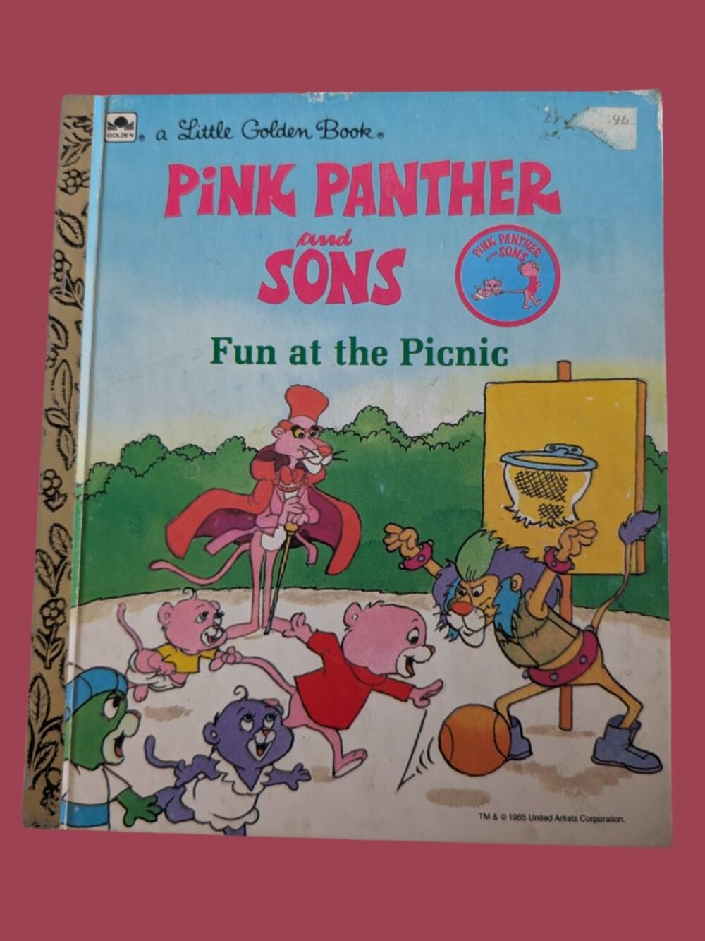 BOGO Vintage "Pink Panther and Sons: Fun at the Picnic" Little Golden Book.